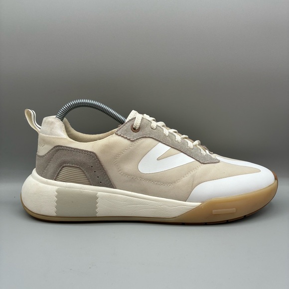 Tretorn Shoes - Tretorn Volley Tennis Shoes Women’s 10 M White Taupe Athletic Shoe